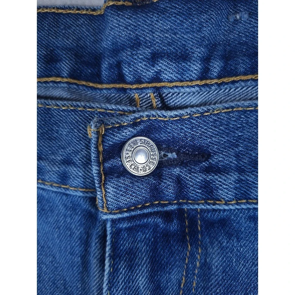 Levis‎ 550 Mens Jeans 48x29 Blue Relaxed Fit Tapered Leg Classic Denim Waterless